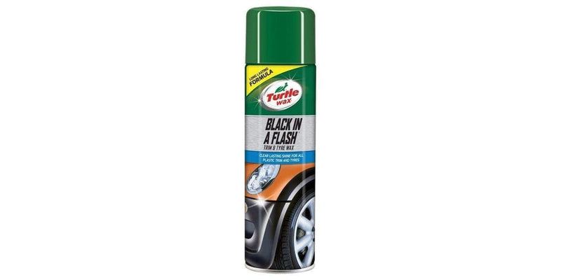 Turtle Wax Black In A Flash Trim and Tyre Wax Aero 500ML FG7615 at Modern Auto Parts!