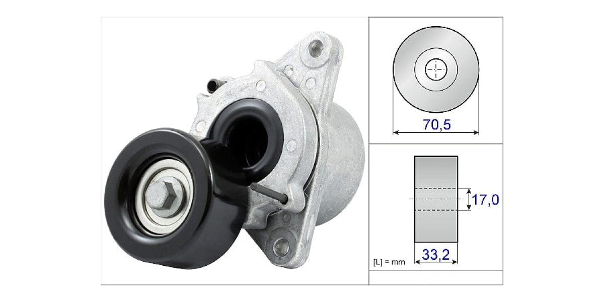 V Belt Tensioner Nissan Navara (D40) (Yd25Ddti) 2.5Dci (2005-) Pathfinder