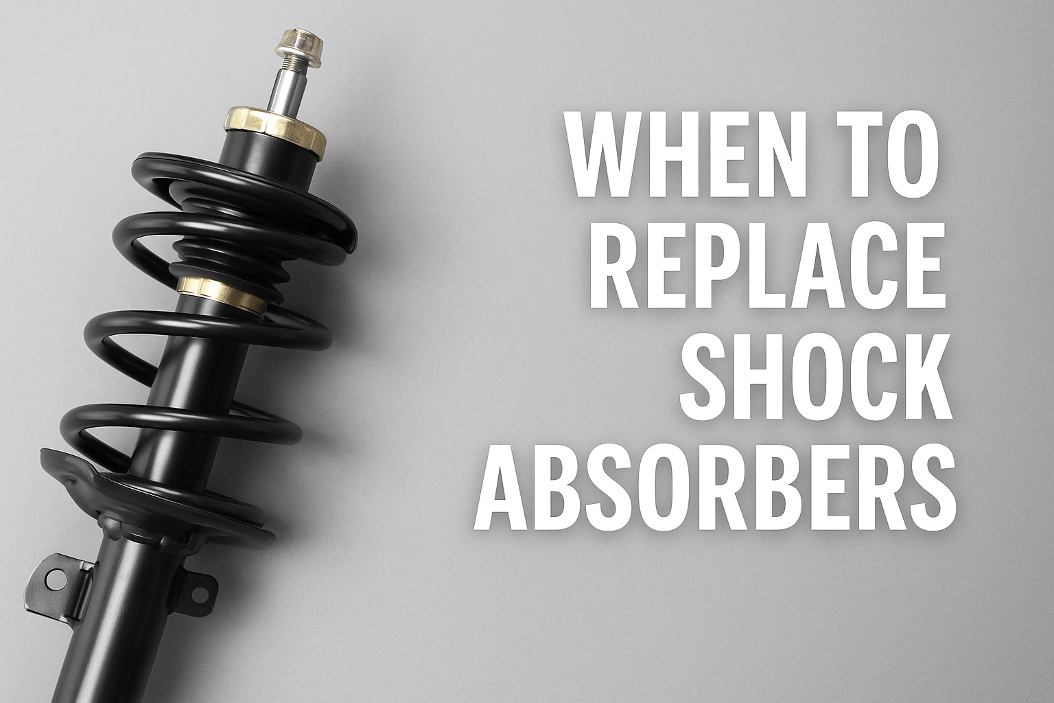 When to Replace Your Shock Absorbers – Expert Advice from a Midas Franchise