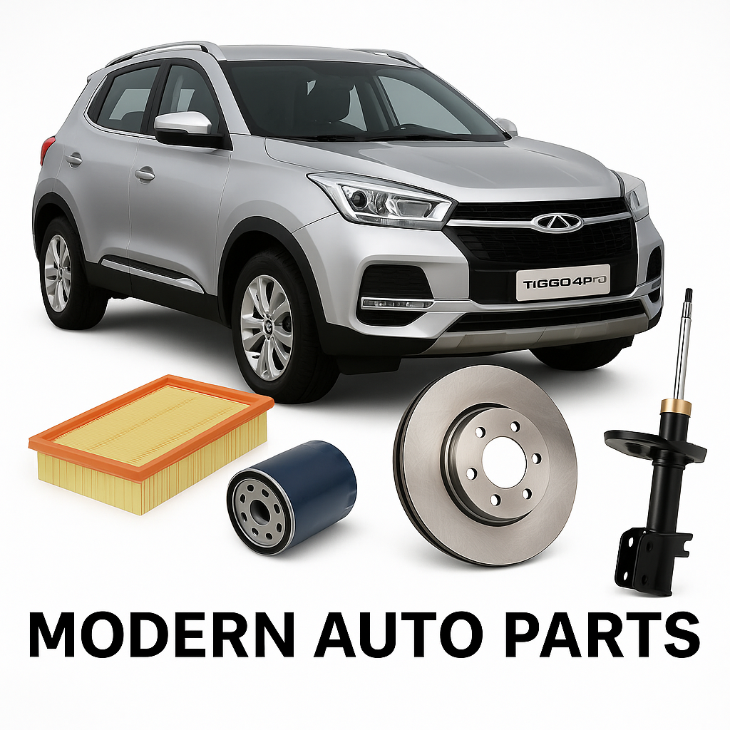 Chery Tiggo 4 Pro 1.5 and 1.5T – South African car parts including filters, discs, and shocks for sale