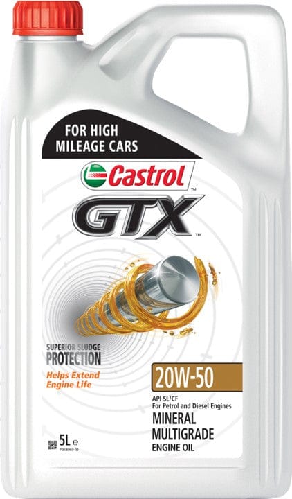 Castrol GTX Engine Oil 20W-50 API SL CF 5L South Africa 3359766