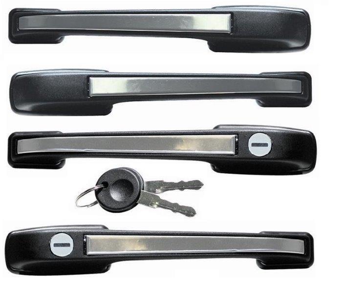 Door Handle Full Set Vw Golf,Jetta I,Ii,Fox, Same Key (100008)