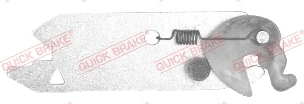Brake adjuster left for Ford Escort Bantam Mazda Rustler Nissan Sentra – 10253060-1L