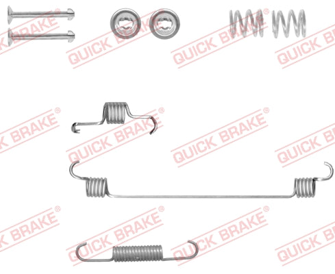 Accessory Kit Brake Shoe Left Side Nissan Micra 4/5 Clio 2/4 Kia Picanto (105-0018-1L)