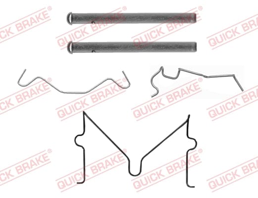 I-Brake Pad Accessory Kit Left Mitsubishi Pajero Sport 2 2008- (109-1905-1L)