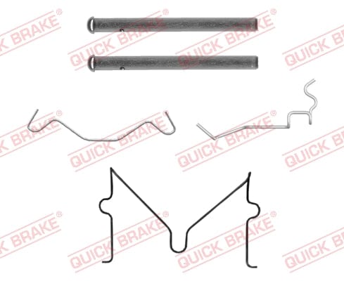 I-Brake Pad Accessory Kit Right Mitsubishi Pajero Sport 2 2008- (109-1905-1R)