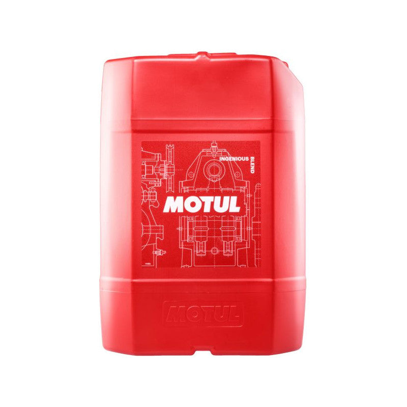 Motul Rubric Hm 68 20L Industrial 112041 oil bottle, high-performance synthetic motor oil designed for fuel efficiency and engine protection.