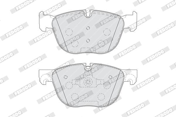 Front Brake Pads for BMW X5 and X6 ATE System Prepared for Wear Warning Indicator FDB4052