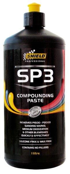 Shield SP3 Compound Paste 1L Removes P1500-P2000 Marks Silicone & Wax Free No Fillers SH491