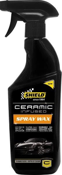 Shield Ceramic-infused Spray Wax 500ml SIO2 Super Hydrophobic Gloss South Africa SH1703