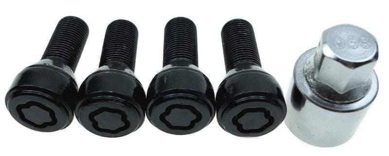 Wheel Bolt Lockset M14X1.25mmx51mm 5Pcs BMW 1 2 3 4 5  | Buy