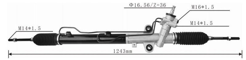 Steering Rack for Hyundai H1 Multicab TQ G4KG – SKU JS21071