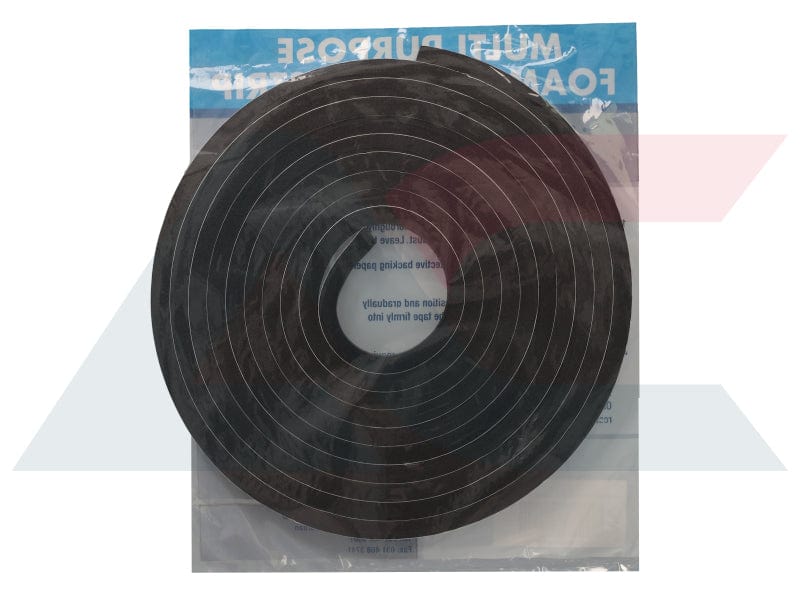 Weather sealing foam strip 10mm x 15mm x 5m rubber shim – WS1015
