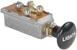 Push-Pull Headlamp Switch Off - Park / Tail - Head / Tail (Cole Hersee 72100)