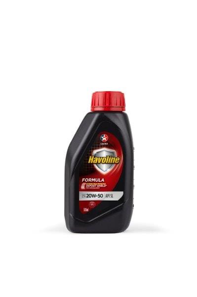Caltex Havoline Formula 20W-50 500ml API SL Engine Oil South Africa 500259OIE