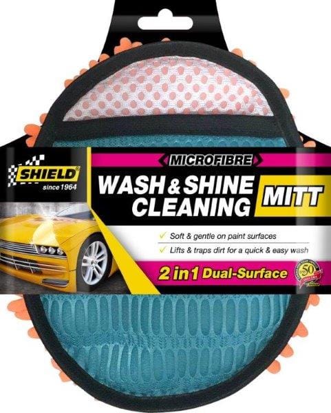 Shield Microfibre Wash And Shine Cleaning Mitt South Africa SH1143