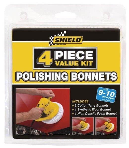 Shield Orbital Polishing Bonnets 4 Piece 9-10 Inch 225-255mm South Africa SH294