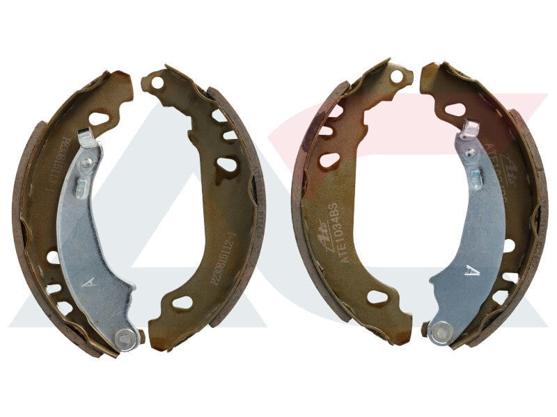 ATE1034BS rear brake shoes for Datsun GO and Renault Clio II