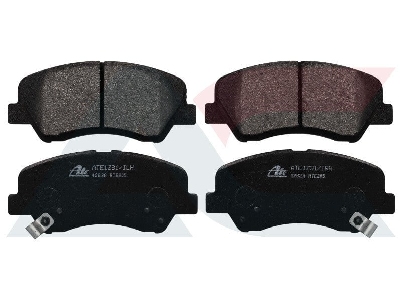 ATE1231 front brake pads for Hyundai i20, Kia Rio, Elantra, Accent
