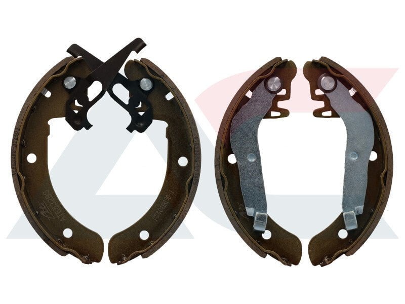 ATE532BS rear brake shoes for Toyota Corolla E8/E9/E10, Tazz, and Conquest – includes lever