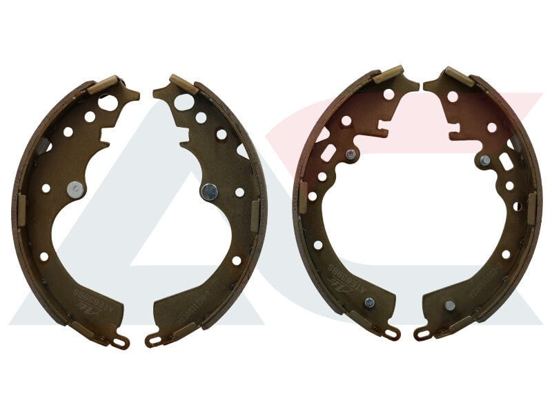ATE639BS rear brake shoes for Toyota Quantum, Hiace, and Innova – 254mm x 51.5mm, SABS approved