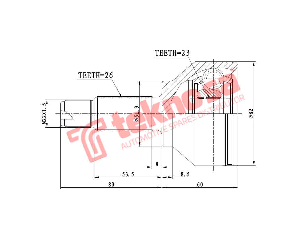 Cv Joint Outer Mini Cooper Paceman,Countryman 1.6 N16 ((AU3001)