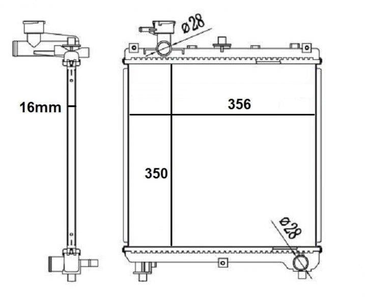 I-Radiator ye-Renault Kwid 1.0 – B4D 404 – Manual – 2016–Present