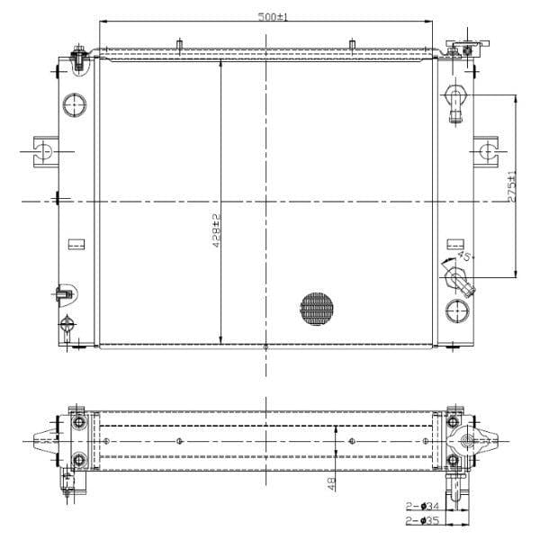 Irediyetha yeToyota Forklift 7 Series – 2.0 to 2.5 Ton – Automatic – OEM 16410-F210171 / 16420-F210071