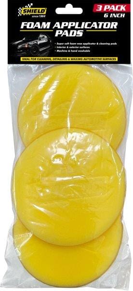 Shield Foam Wax Applicator Pads 3 Pack 150 mm Super Soft South Africa SH1811