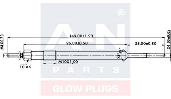 I-Glow Plug Ford Ranger Mazda BT-50 Land Rover Defender Citroen Peugeot (AN149038)