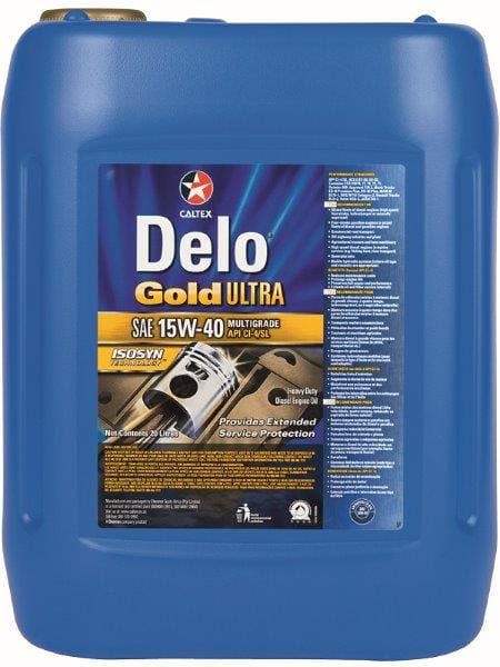 Caltex Delo Gold Ultra 15W-40 CI-4 CH-4 20L South Africa 500574450