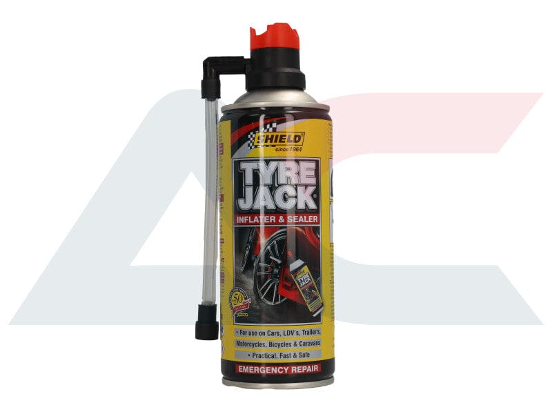 Shield Tyre Jack Emergency Inflater 340ml Latex Seal South Africa SH114