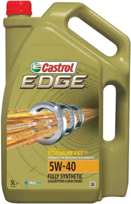 Castrol EDGE 5W 40 Full Synthetic Engine Oil 5L API SN CF 3435520