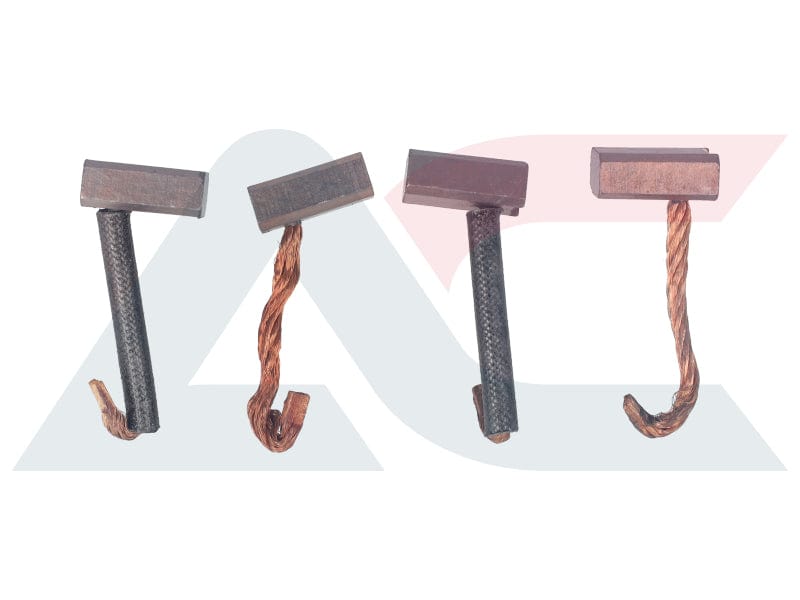 I-Carbon Brush Set 12V ISU Starter Chevrolet LUV Hitachi Replacement (BRS3005)