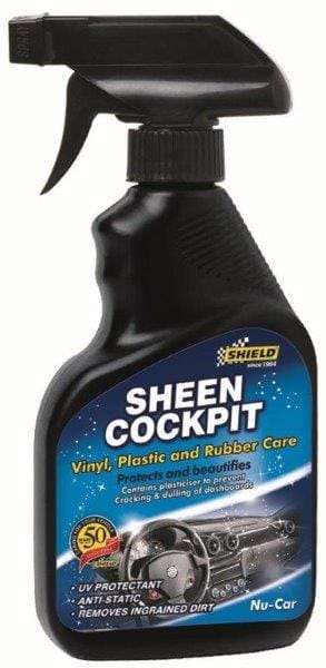 Shield Sheen Cockpit Spray 350ml Vinyl Plastic Rubber South Africa SH110