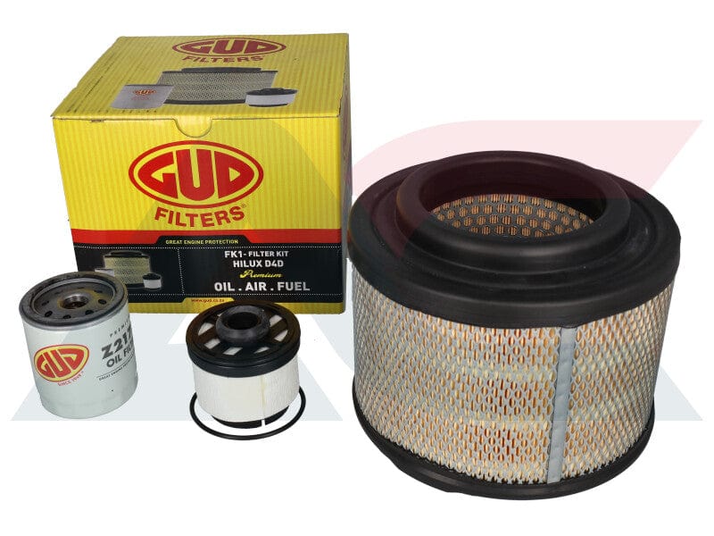 Filter Kit FK1 Toyota Hilux & Fortuner D‑4D (1KD‑FTV & 2KD‑FTV) FK1 Gud , Champion