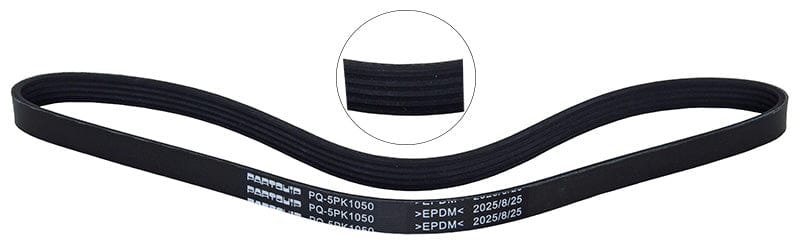 Micro V-Belt Alfa Romeo 155 2.0 16V (92-97), Honda Prelude (BA) 2.0 (87-92), Toyota Corolla 1.3 (2E)(96-02) (PQ-5PK1050)