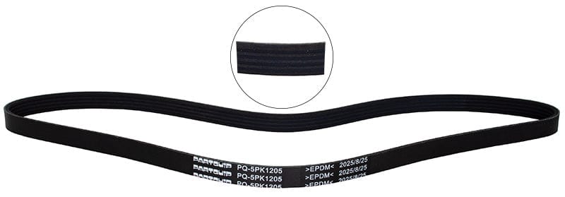 Micro V-Belt Chevrolet Cruze (J300) 1.4(13-17), Opel Astra J(P10)1.4(10-16), Corsa D (S07)(10-15), Corsa E (X15 (PQ-5PK1205)