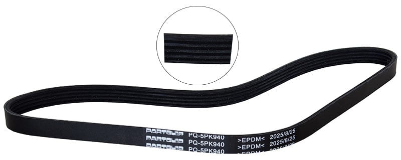 Micro V-Belt Fiat Palio,Siena,Stilo,Strada,Opel Astra G,Astra H,Corsa C,Corsa C Utility,Meriva A,Tigra (PQ-5PK940)