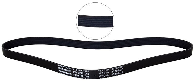 Micro V-Belt Audi A1,A3,Citroën C2,Mitsubishi Colt,Nissan Hardbody,Peugeot 406,VW Caddy,Polo (6V2),Polo (9N, 9A) (PQ-6PK1065)