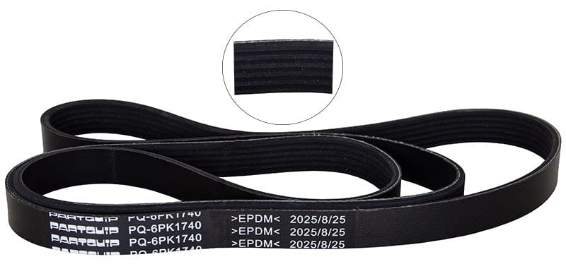 Micro V-Belt BMW 3 Series (E36)(90-98), Ford Focus 1.6 (03-05), Peugeot 206 2.0 (99-09) (PQ-6PK1740)