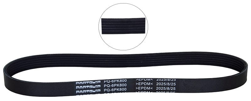 Micro V-Belt Ford Fiesta,Focus,Tourneo Connect,Transit Connect,Peugoet 207,208,308,Boxer,Volvo C30,S40 (PQ-6PK800)