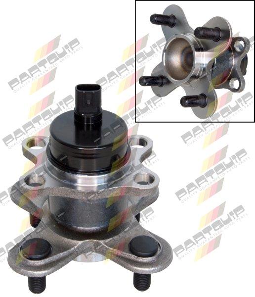 Rear Wheel Hub Bearing Kit Daihatsu Materia (M4) 1.5 76kw 3SZ-VE, Sirion (M3) 1.3 67kw K3-VE, 76kw 3SZ-VE (2006- (PQ1175)