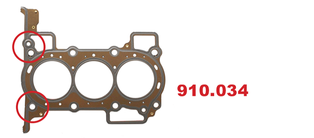 Cylinder head gasket for Renault Triber Kwid Kiger B4D 999cc – South Africa fitment option 2