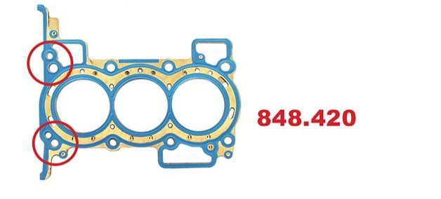 Cylinder head gasket for Renault Triber Kwid Kiger B4D 999cc – South Africa fitment option 1