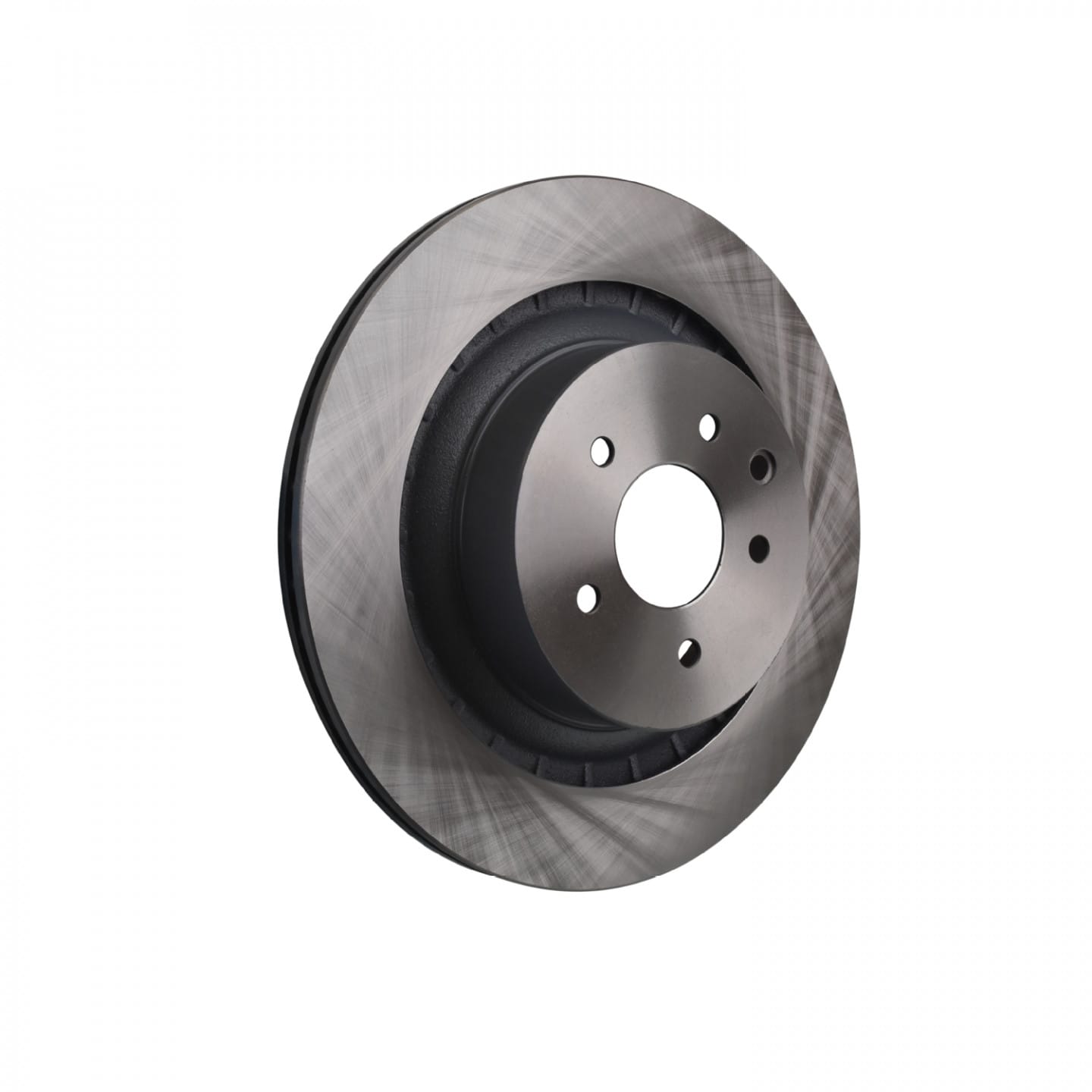 Rear Brake Disc Vented 349x20mm Nissan 370Z VQ37HR Akebono System - angled view (MAP-100358)
