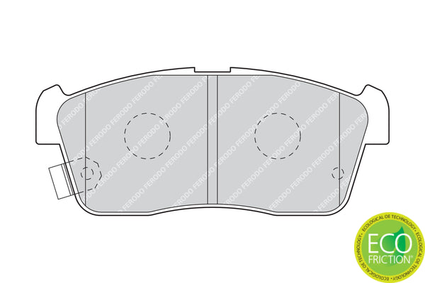 Brake Pads Front Daihatsu Charade 6/7 Suzuki Alto, Celerio 1/2, S-Presso (FDB1532)