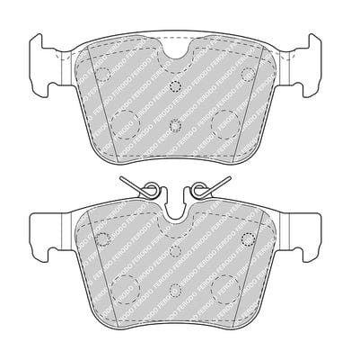 I-Rear Brake Pad Set Jaguar E-Pace F-Pace XE XF Volvo XC90 (FDB4927) 