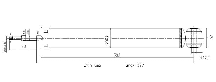 Rear Shock Absorber - Fiat Tipo (356) 2017-2024 (55266963/199B100, 843A1) - 9161279
