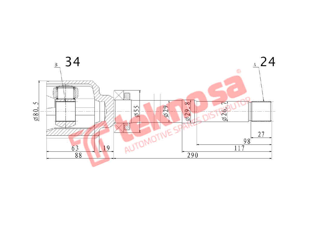 Inner CV joint front right Opel Combo Peugeot 308 1.2 1.6 diesel petrol South Africa fitment OP4018